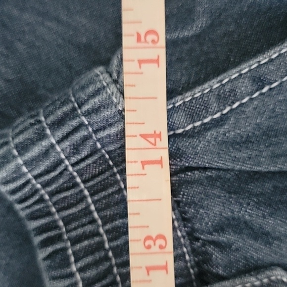 NWT vintage high rise gaucho denim short - Picture 6 of 6